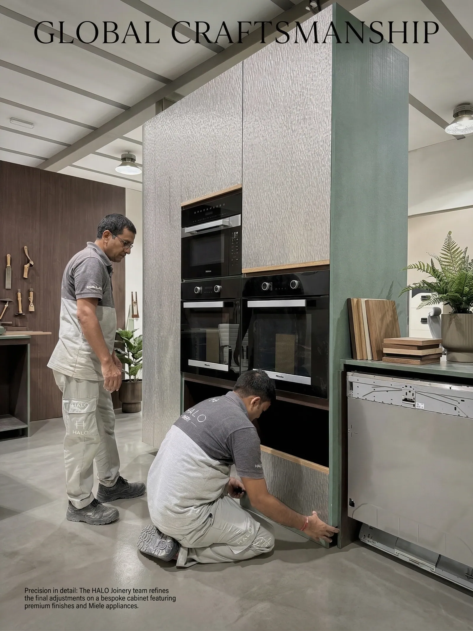 Joinery.ae craftsman at work — Carcass build