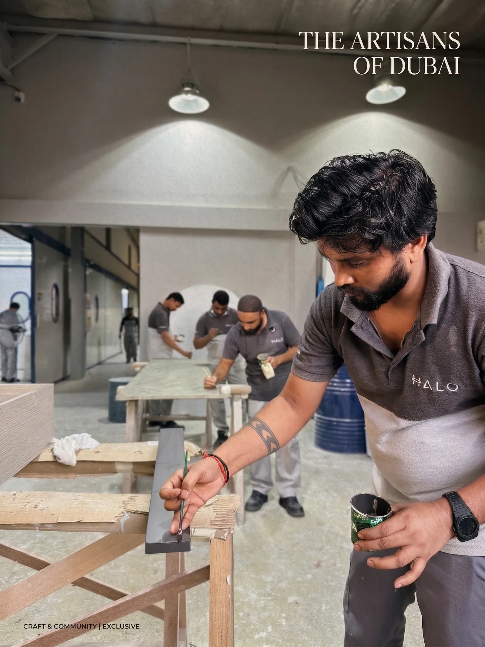 Joinery.ae craftsman at work — Hardware fit