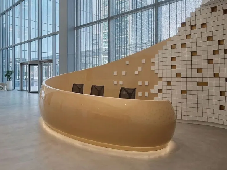 Counter — bespoke reception desks by Joinery.ae, Dubai